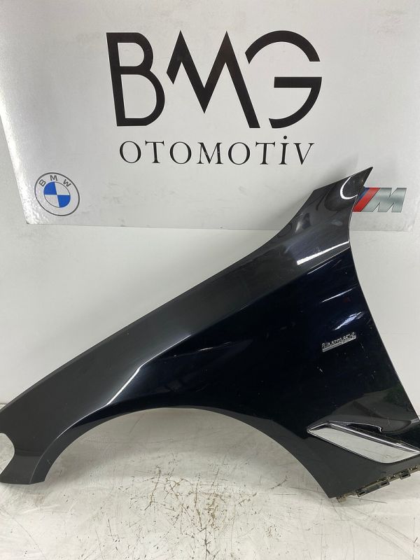 BMW G30 Sol Ön Çamurluk 41007443687 (Siyah Metalik)