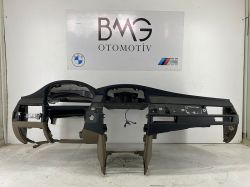 BMW E60 Torpido 51459123689 | E60 Head-Up Bardaklıklı Torpido (Bej)