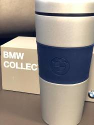 BMW Lisanslı New Collection Gri Çelik Termos (Yeni Orijinal)