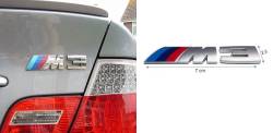 BMW M3 Paslanmaz Çelik Bagaj Yazısı
