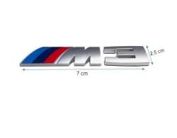 BMW M3 Logo Bagaj Yazısı