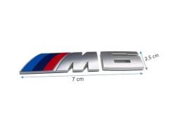 BMW M6 Logo Bagaj Yazısı