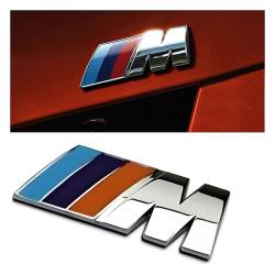BMW M Metal Logo Çamurluk Logosu 2'li Set