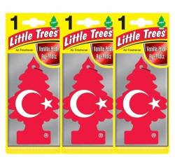 Little Trees Vanilla Pride Türk Bayrağı Oto Kokusu 3 Adet