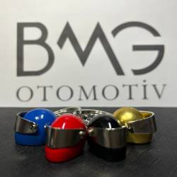 BMW METAL KASK ANAHTARLIK -GOLD-