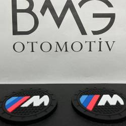 BMW M Performance Logolu Araç Bardak Altlığı Çift